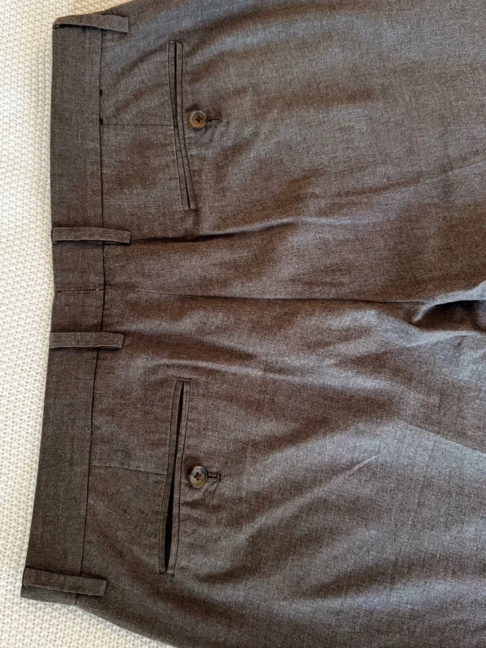 J. CREW Bedford Men's Dress Pants in Charcoal Gray